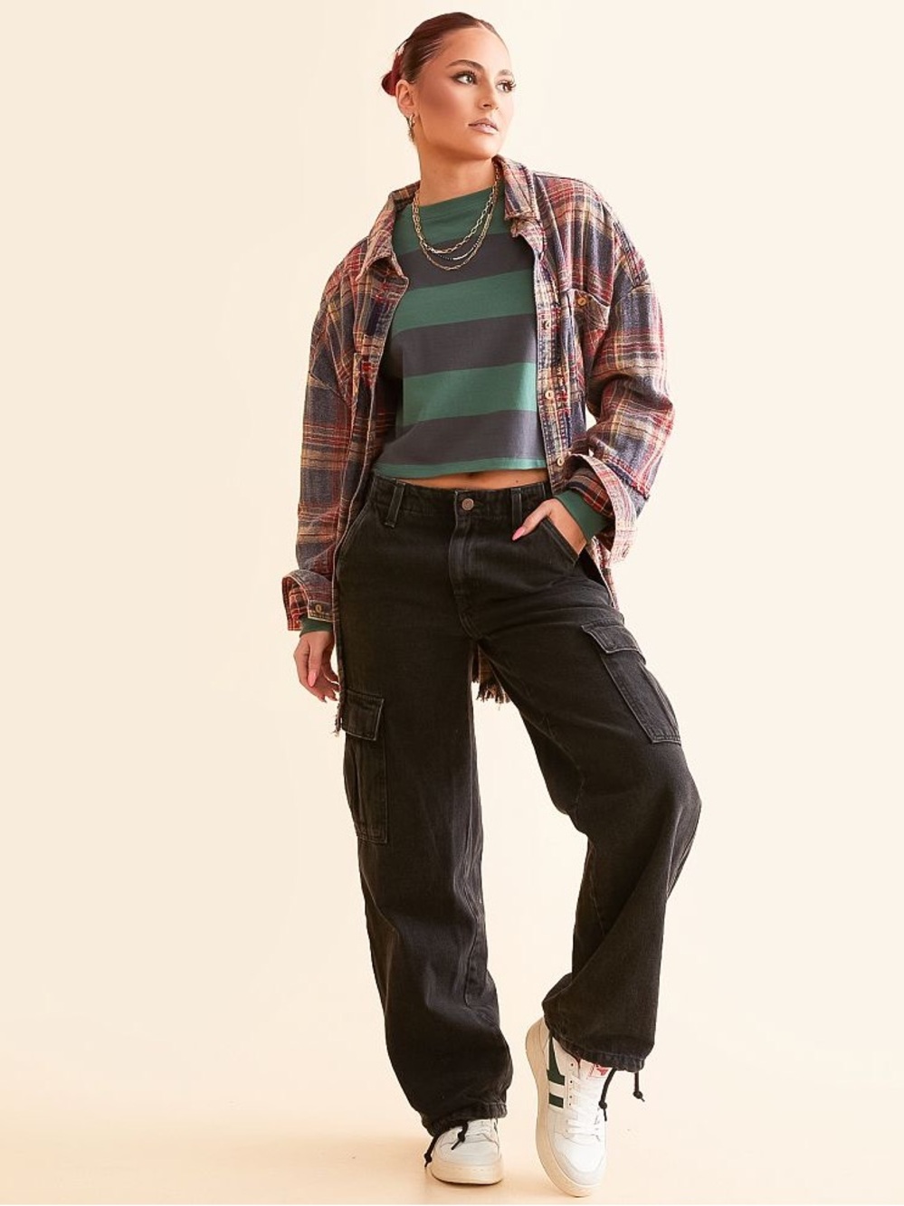 Levi's Black Cargo Drawstring Jeans NWOT